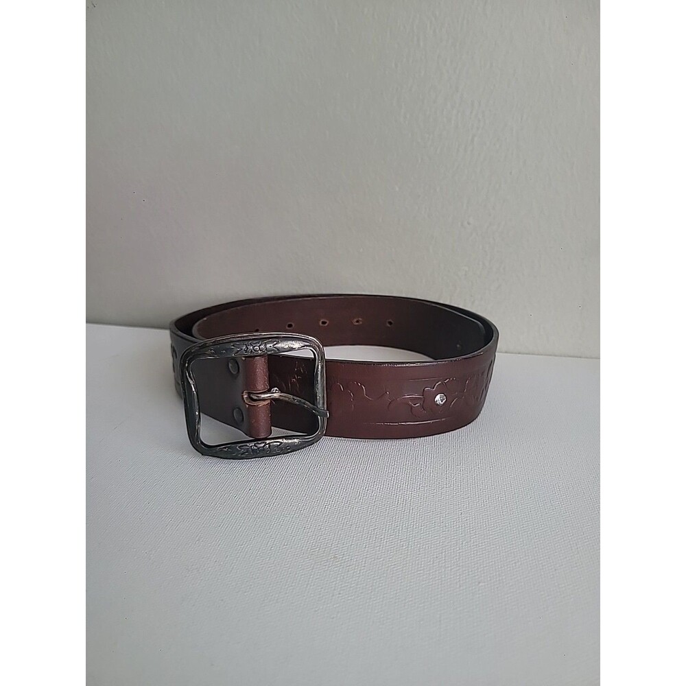The Limited Chocolate Brown Boho Belt Sz M Western Rodeo Cowgirl Bohemian